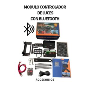 Módulo controlador de luces con panel y Bluetooth
