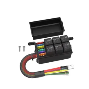 Caja Universal de Fusibles con Relay y Cables